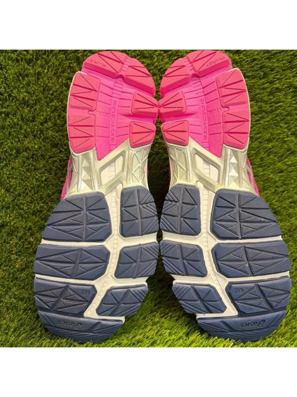 Asics GT-1000 4 Womens Size 11 Pink Blue Silver Athletic Running Shoes Sneakers